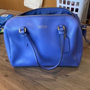 Coach Periwinkle blue shoulder bag